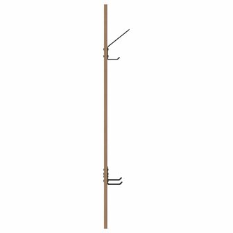 Wandgemonteerde kapstok Artisan Eiken 20 x 1,5 x 100 cm 6