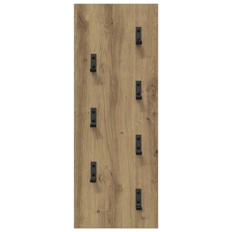 Wandgemonteerde kapstok Artisan Eiken 30 x 1,5 x 80 cm 5