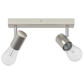 Plafondspot Nikkel 26 x 6,5 x 11,5 cm Metaal 3