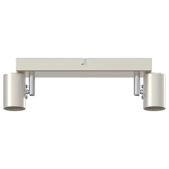 Plafondspot Nikkel 26 x 6,5 x 11,5 cm Metaal 6