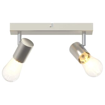 Plafondspot Nikkel 26 x 6,5 x 11,5 cm Metaal 11