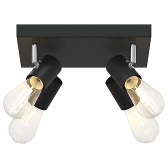Plafondspot Zwart 26,5 x 26 x 11,5 cm Metaal 11
