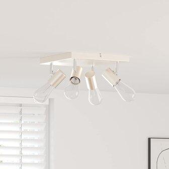 Plafondspot Nikkel 26,5 x 26 x 11,5 cm Metaal 1