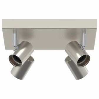 Plafondspot Nikkel 26,5 x 26 x 11,5 cm Metaal 2