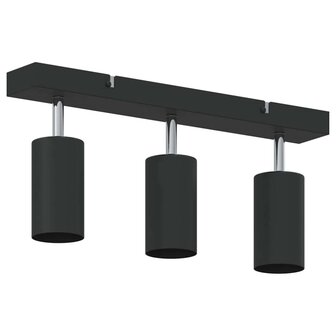 Plafondspot Zwart 38 x 6 x 16 cm Metaal 5