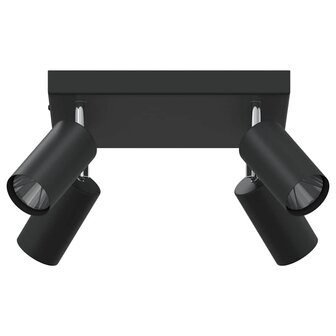 Plafondspot Zwart 26 x 26 x 16 cm Metaal 3