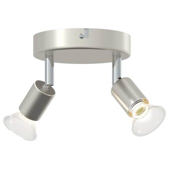 Plafondspot Nikkel 12 x 8 cm Staal 11