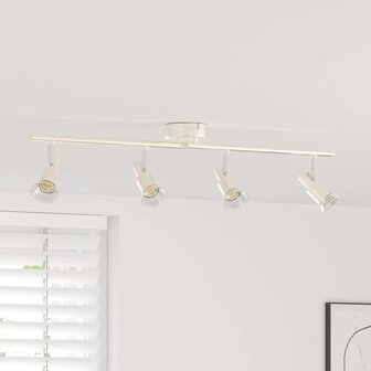 Plafondspot Nikkel 70 x 9 x 12,5 cm Staal 1