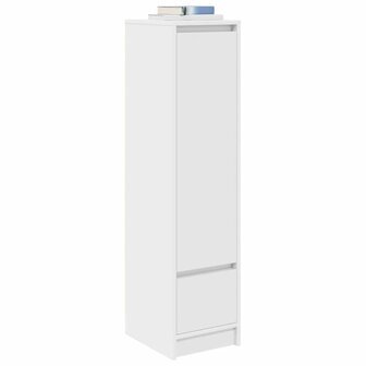Highboard 29,5x34x119,5 cm spaanplaat wit 4