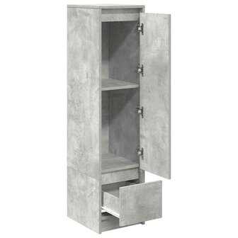 Highboard 29,5x34x119,5 cm spaanplaat betongrijs 5