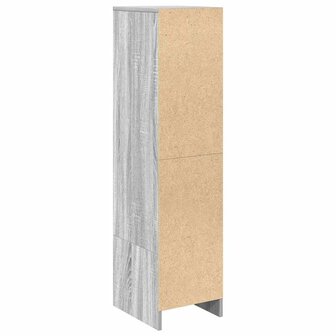 Highboard 29,5x34x119,5 cm spaanplaat grijs sonoma 8