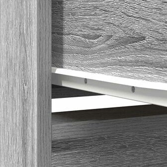 Highboard 29,5x34x119,5 cm spaanplaat grijs sonoma 11