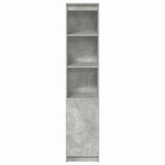 Highboard 37,5x35x180 cm spaanplaat betongrijs 5