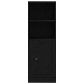 Highboard Zwart Eiken 36 x 35,5 x 103,5 cm Bewerkt hout 6