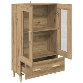 Highboard met lade Artisan Eiken 70 x 31 x 115 cm Bewerkt hout 5