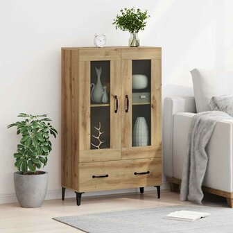 Highboard met lade Artisan Eiken 70 x 31 x 115 cm 4