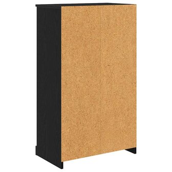 Highboard Zwart Eiken 60 x 35,5 x 103,5 cm Bewerkt hout 8