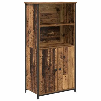 Highboard Oud Hout 62 x 36 x 121,5 cm Bewerkt hout 2