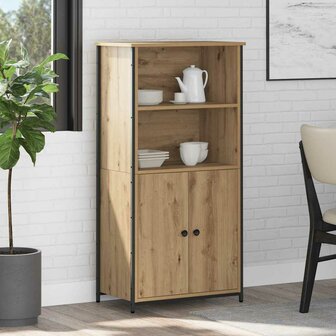 Highboard Artisan Eiken 62 x 36 x 121,5 cm Bewerkt hout 1