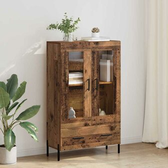 Highboard Corona Oud Hout 69,5 x 31 x 115 cm Bewerkt hout 1