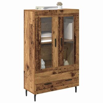 Highboard met lade Oud Hout 69,5 x 31 x 115 cm Bewerkt hout 3