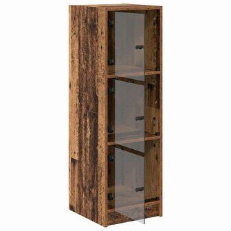 Highboard Oud Hout 35 x 37 x 109 cm Bewerkt hout 5