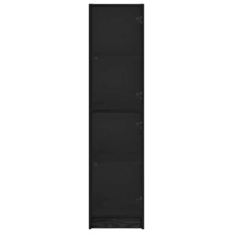 Highboard Zwart Eiken 35 x 37 x 142 cm Bewerkt hout 6