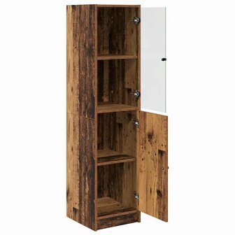 Highboard Oud Hout 35 x 37 x 142 cm Bewerkt hout 5