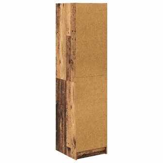 Highboard Oud Hout 35 x 37 x 142 cm Bewerkt hout 8