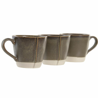 Mok Home ESPRIT Groen Stads 160 ml (6 Stuks) 3