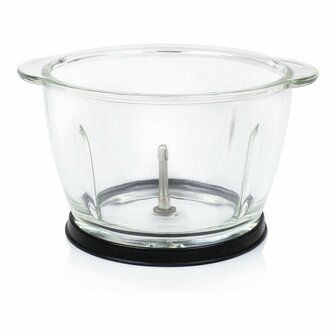 Hakmolen Princess Zwart Glas Roestvrij staal 300 W 1 L 3