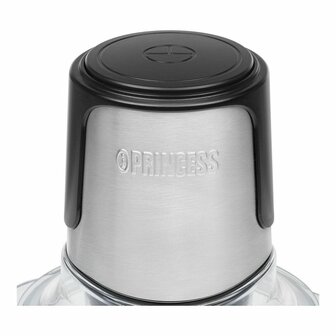 Hakmolen Princess Zwart Glas Roestvrij staal 300 W 1 L 7