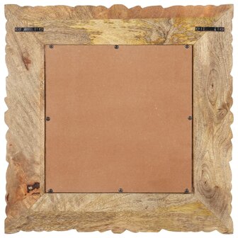 Spiegel 50x50 cm massief mangohout 3