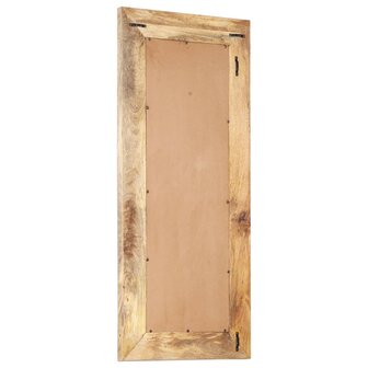 Spiegel handgesneden 110x50x2,6 cm massief mangohout 3