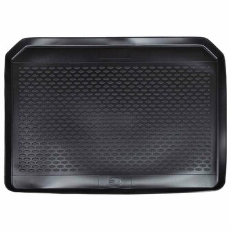 Kofferbakmat Zwart Geschikt voor PEUGEOT 2008 2014-2018 Rubber 1