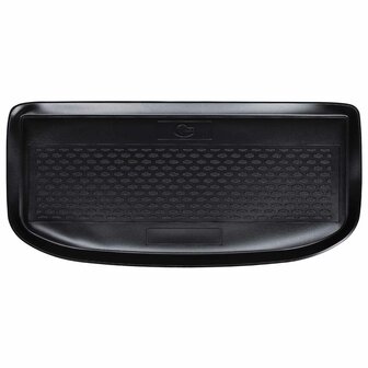 Kofferbakmat Zwart geschikt voor VW UP 2012- Rubber 1