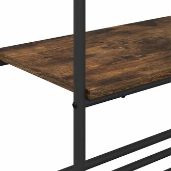Kledingrek Gerookt eiken 60 x 30 x 171 cm Bewerkt hout 8