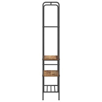 Kledingrek met plank Oud hout 60 x 30 x 171 cm Bewerkt hout 6