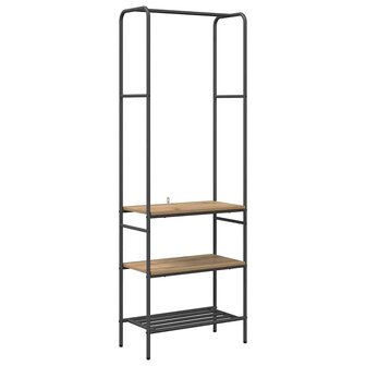 Kledingrek Artisan Eiken 60 x 30 x 171 cm Bewerkt hout 2