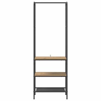 Kledingrek Artisan Eiken 60 x 30 x 171 cm Bewerkt hout 5