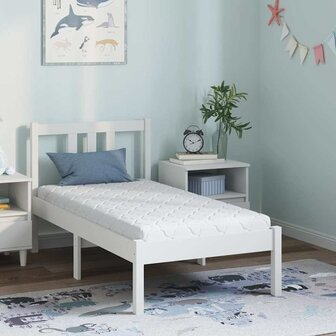 Matras Wit 60 x 120 cm Jacquard stof 1