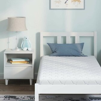 Matras Wit 80 x 160 cm Jacquard stof 7