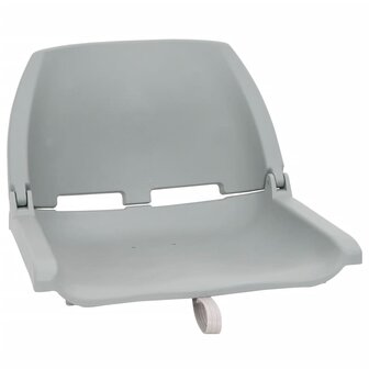 2-delige Bootstoelen set inklapbaar 48x51x41 cm grijs 2