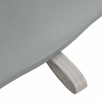 2-delige Bootstoelen set inklapbaar 48x51x41 cm grijs 11