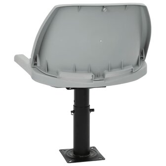 2-delige Bootstoelen set inklapbaar 48x51x41 cm grijs 7
