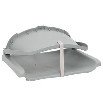 2-delige Bootstoelen set inklapbaar 48x51x41 cm grijs 10