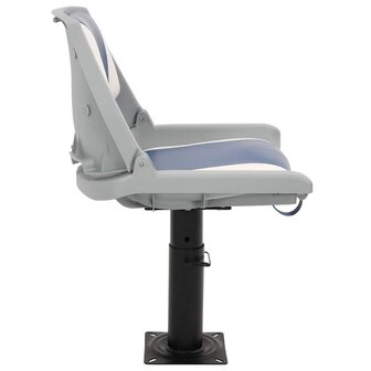 2-delige Bootstoelen set inklapbaar 48x51x41 cm blauw en wit 5