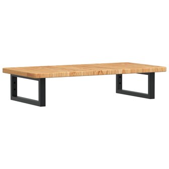 Badkamer wandschap staal en massief eikenhout 2