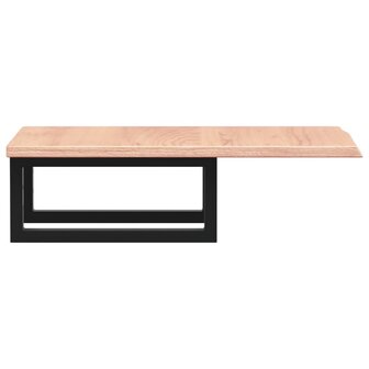 Badkamer wandschap staal en massief eikenhout 5