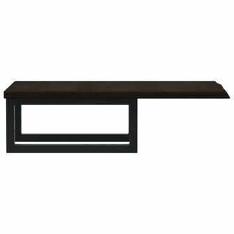 Badkamer wandschap staal en massief eikenhout 5